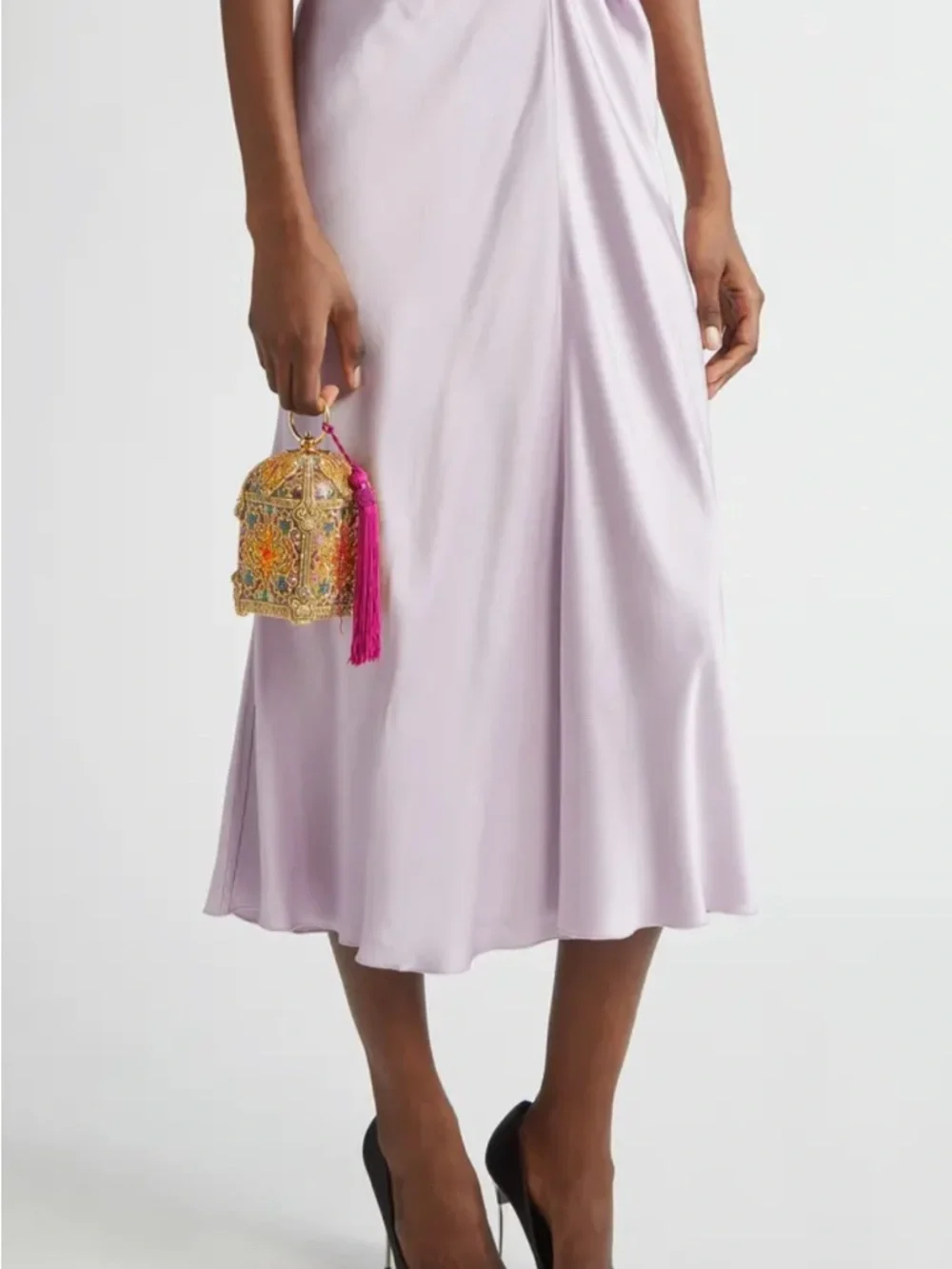 Judith Leiber Lantern Divine Crystal Embellished Clutch - Picture 4 of 10